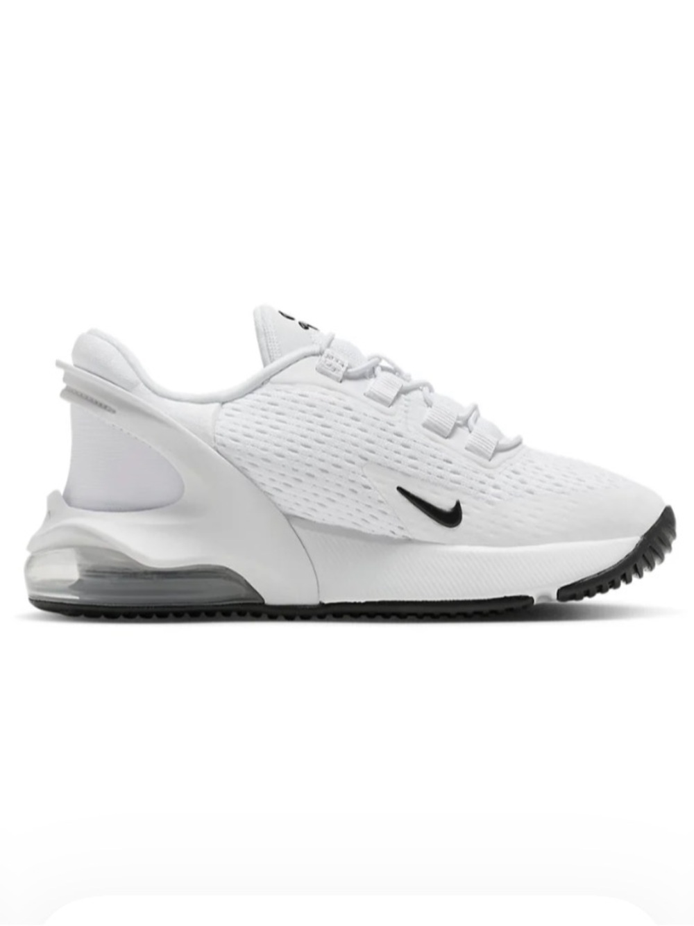 Nike Kids Air Max 270 GO Sneakers - White/Black - Picture 3 of 10